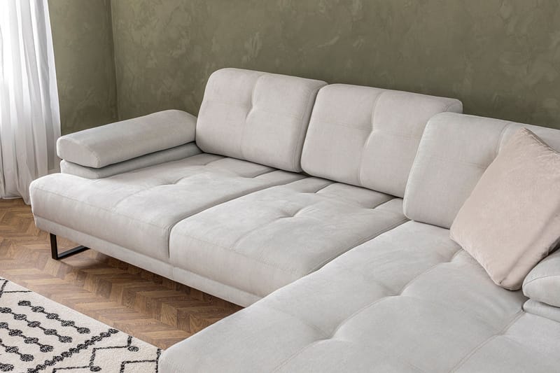 Kitimat Chaiselongsofa 3-personers - Beige - Møbler - Sofaer - Hjørnesofa