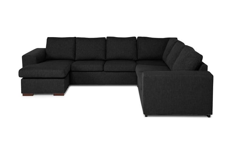 Link Hjørnesofa med Chaiselong Vendbar - Sort - Møbler - Sofaer - Hjørnesofa - Hjørnesofa med chaiselong