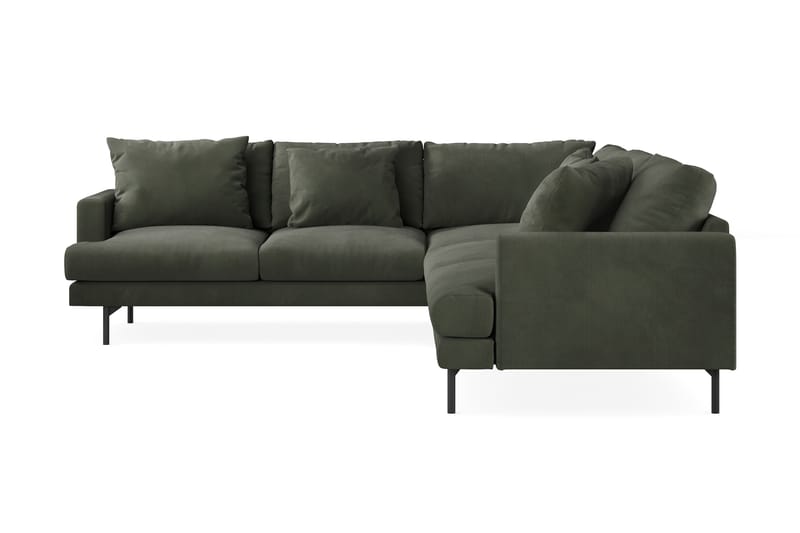 Menard 5-pers Hjørnesofa - Mørkegrøn - Møbler - Sofaer - Hjørnesofa