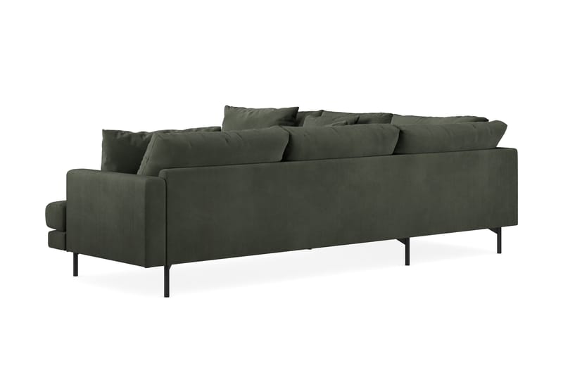 Menard 5-pers Hjørnesofa - Mørkegrøn - Møbler - Sofaer - Hjørnesofa