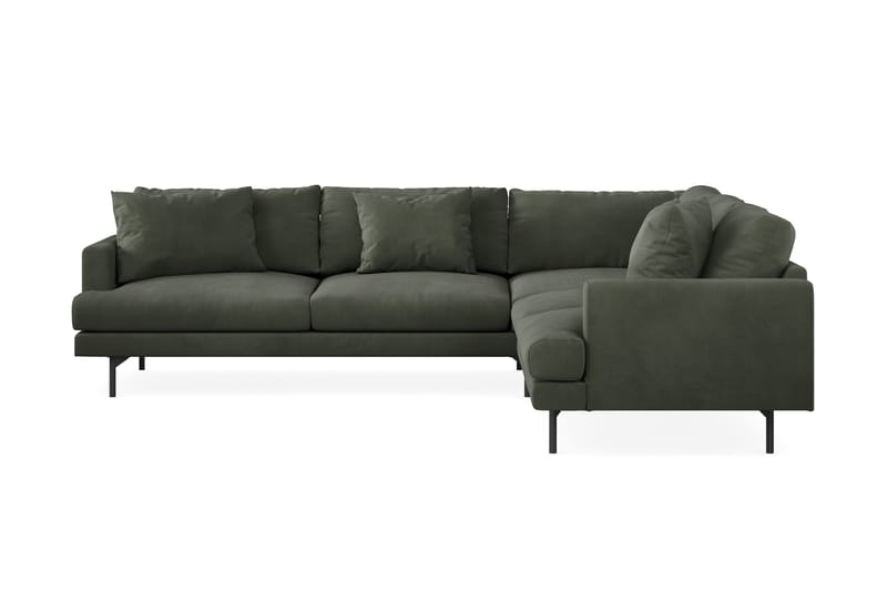 Menard 5-pers Hjørnesofa - Mørkegrøn - Møbler - Sofaer - Hjørnesofa