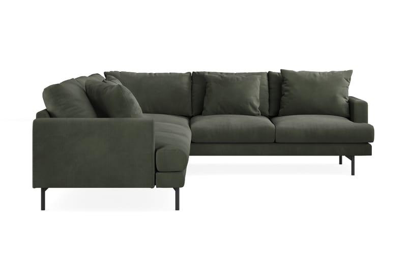 Menard 5-pers Hjørnesofa - Mørkegrøn - Møbler - Sofaer - Hjørnesofa