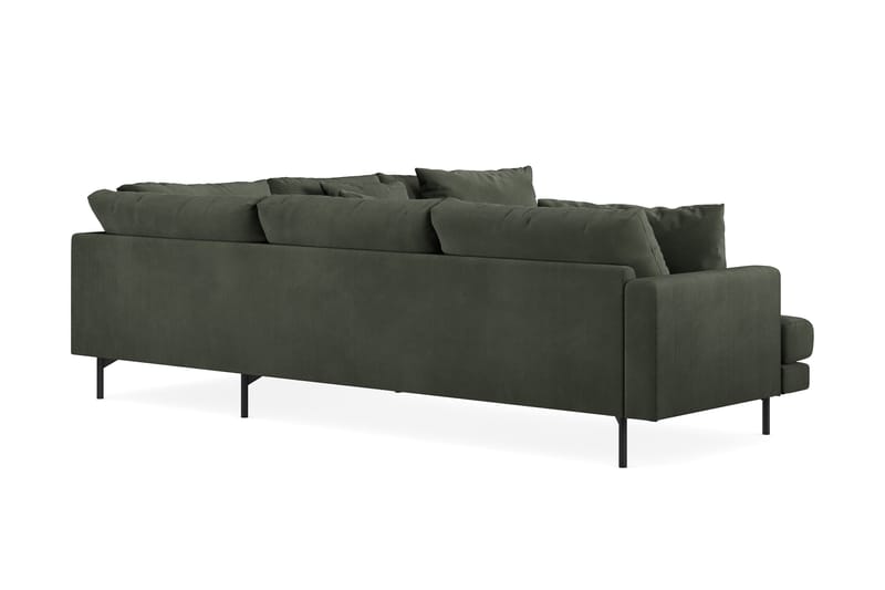 Menard 5-pers Hjørnesofa - Mørkegrøn - Møbler - Sofaer - Hjørnesofa