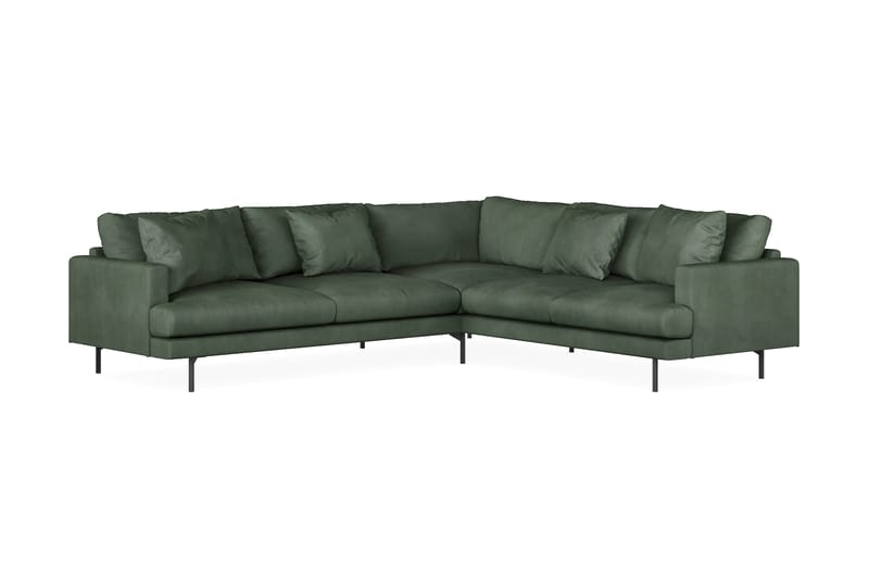 Menard 5-pers Hjørnesofa - Grøn - Møbler - Sofaer - Hjørnesofa