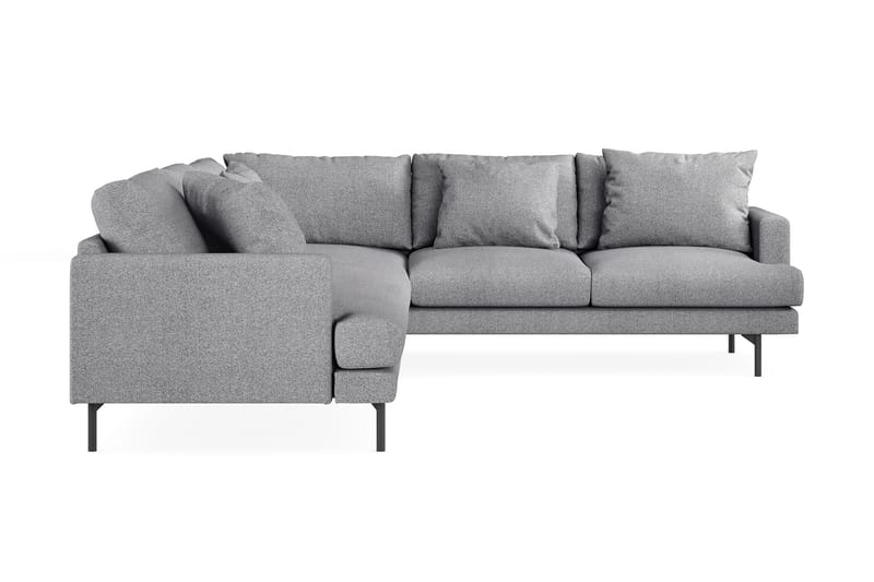 Menard 5-pers Hjørnesofa - Grå - Lædersofaer - Hjørnesofa - Velour sofaer