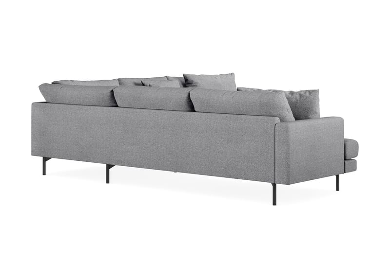 Menard 5-pers Hjørnesofa - Grå - Lædersofaer - Hjørnesofa - Velour sofaer