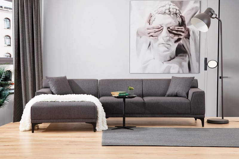 Mississauga Chaiselongsofa 3-personers - Antracit - Møbler - Sofaer - Hjørnesofa