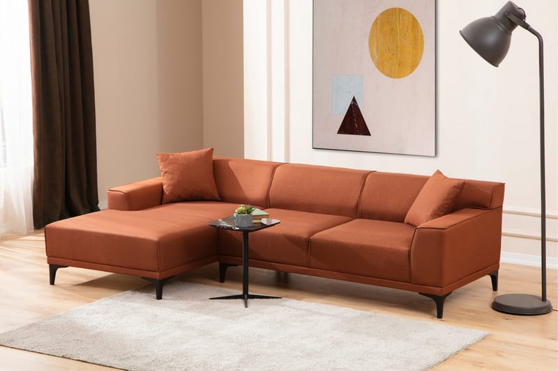 Mississauga Chaiselongsofa 3-personers - Orange - Møbler - Sofaer - Hjørnesofa