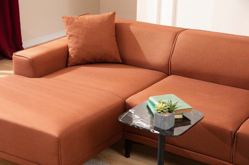 Mississauga Chaiselongsofa 3-personers - Orange - Møbler - Sofaer - Hjørnesofa