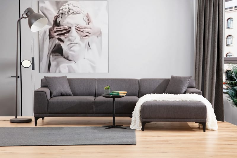 Mississauga Chaiselongsofa 3-personers - Antracit - Møbler - Sofaer - Hjørnesofa