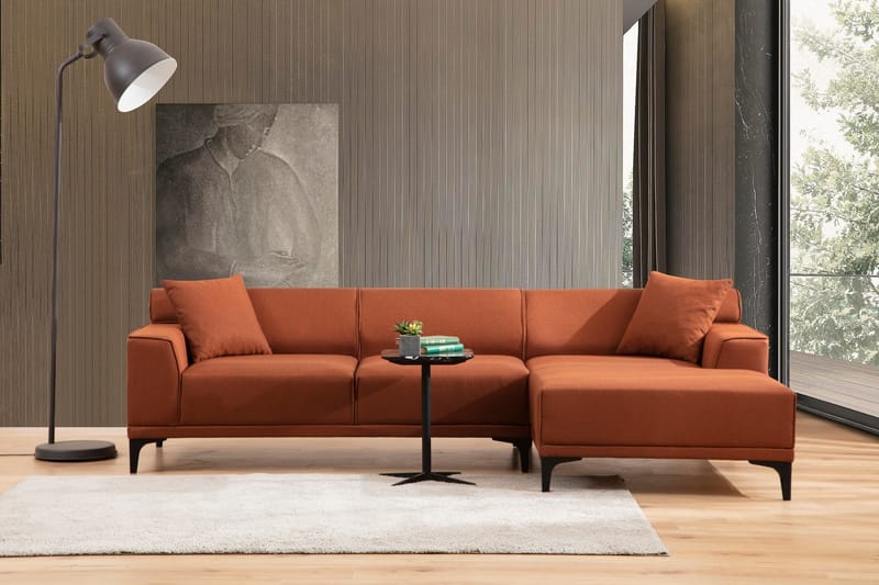 Mississauga Chaiselongsofa 3-personers - Orange - Møbler - Sofaer - Hjørnesofa