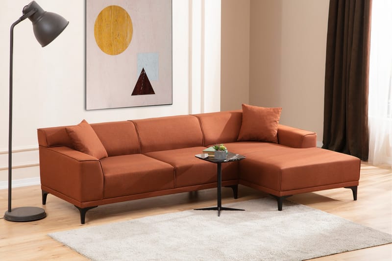 Mississauga Chaiselongsofa 3-personers - Orange - Møbler - Sofaer - Hjørnesofa