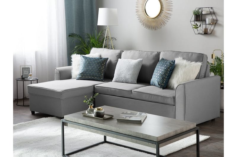 Nesna Hjørnesofa 228 cm - Grå - Møbler - Sofaer - Hjørnesofa