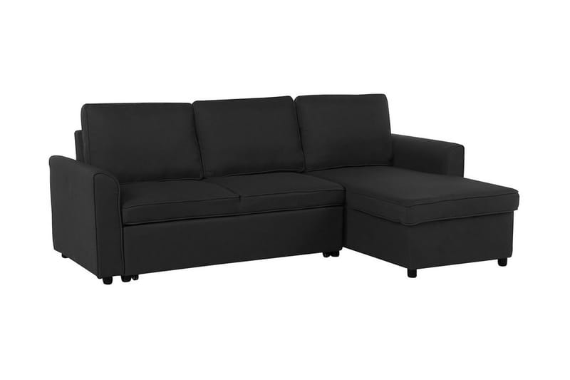 Nesna Hjørnesofa 228 cm - Sort - Hjørnesofa