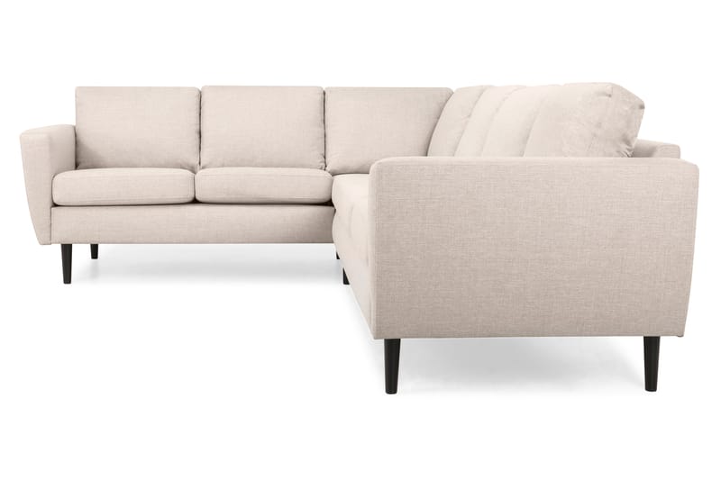 Nordic Hjørnesofa Højre - Beige/Sort - Møbler - Sofaer - Hjørnesofa