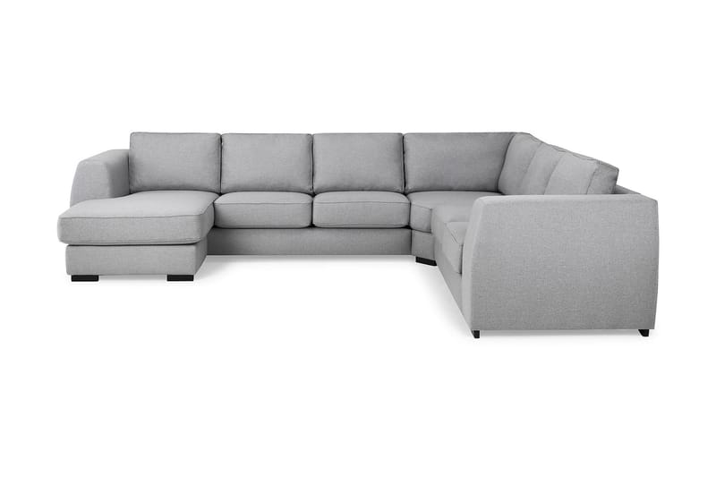 Optus Stor Hjørnesofa med Divan Vendbar 348 cm Bred - Lysegrå - Møbler - Sofaer - Hjørnesofa - Hjørnesofa med chaiselong