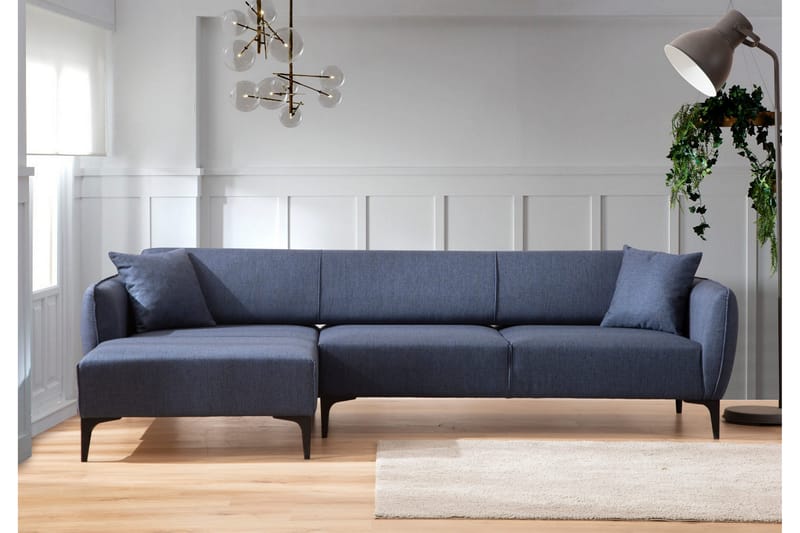 Rossland Chaiselongsofa 3-personers - Blå - Møbler - Sofaer - Hjørnesofa