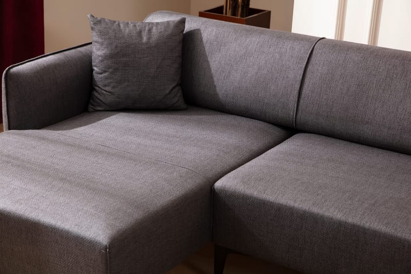 Rossland Chaiselongsofa 3-personers - Mørkegrå - Møbler - Sofaer - Hjørnesofa