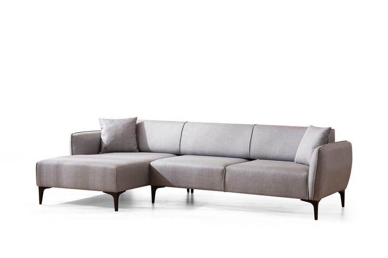 Rossland Chaiselongsofa 3-personers - Grå - Møbler - Sofaer - Hjørnesofa