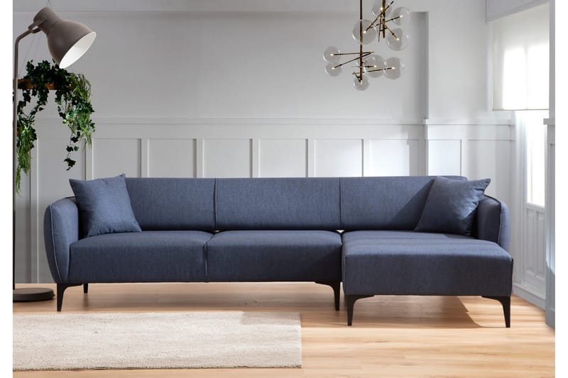 Rossland Chaiselongsofa 3-personers - Blå - Møbler - Sofaer - Hjørnesofa