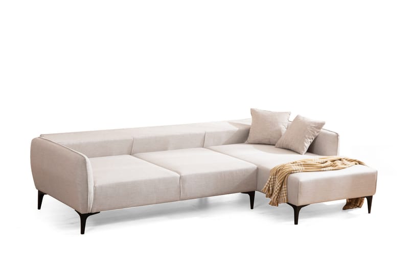 Rossland Chaiselongsofa 3-personers - Hvid - Møbler - Sofaer - Hjørnesofa