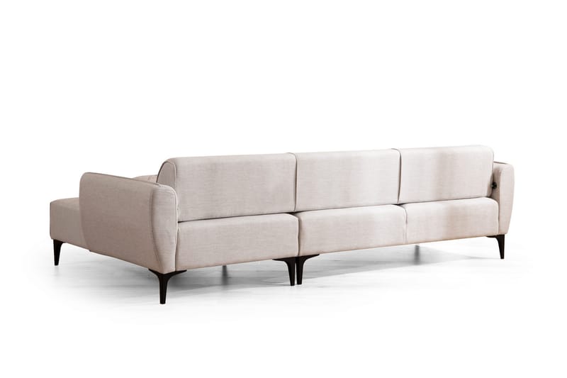 Rossland Chaiselongsofa 3-personers - Hvid - Møbler - Sofaer - Hjørnesofa