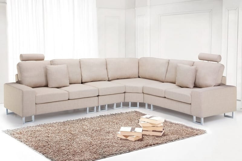 Stockholm Hjørnesofa 293 cm - Beige - Møbler - Sofaer - Hjørnesofa