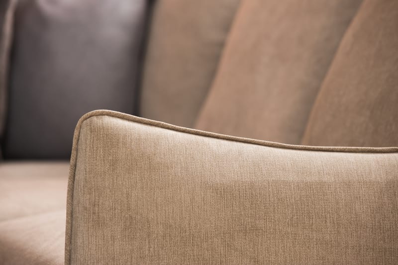 Trend Lyx Hjørnesofa Højre - Beige - Møbler - Sofaer - Hjørnesofa