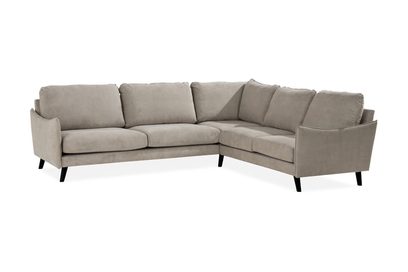 Trend Lyx Hjørnesofa Højre - Beige - Møbler - Sofaer - Hjørnesofa