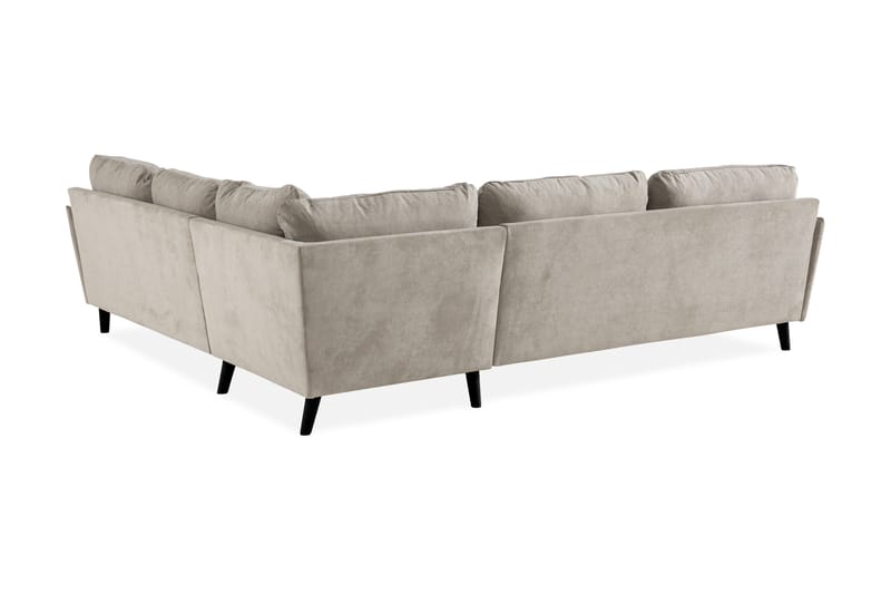 Trend Lyx Hjørnesofa Højre - Beige - Møbler - Sofaer - Hjørnesofa