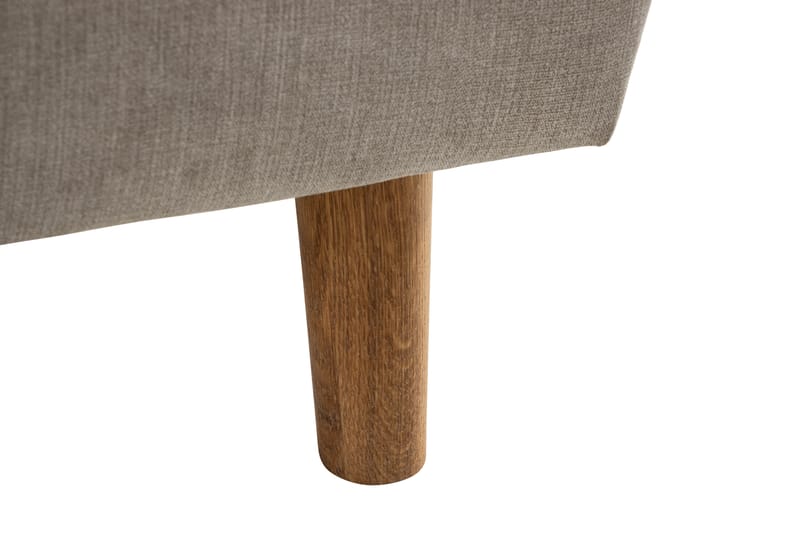 Trend Lyx Hjørnesofa Højre - Beige/Eg - Møbler - Sofaer - Hjørnesofa