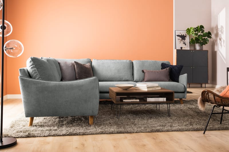 Trend Lyx Hjørnesofa Vendbar - Grå - Møbler - Sofaer - Hjørnesofa