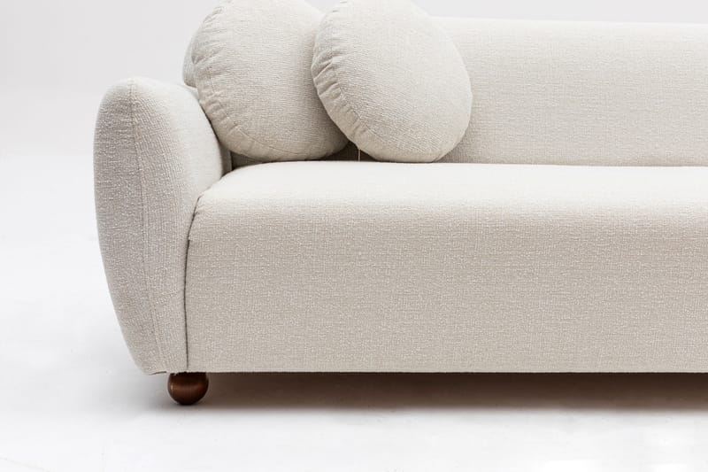 Whitecliffs Chaiselongsofa 3-personers - Hvid - Møbler - Sofaer - Hjørnesofa