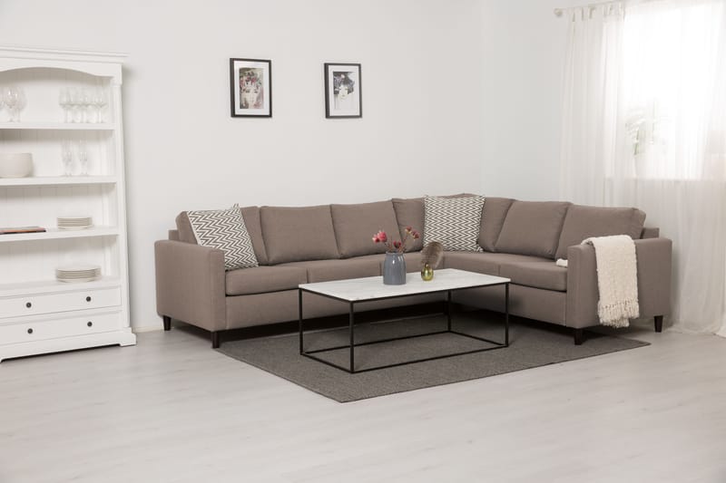 Zero Hjørnesofa Vendbar - Beige - Møbler - Sofaer - Hjørnesofa