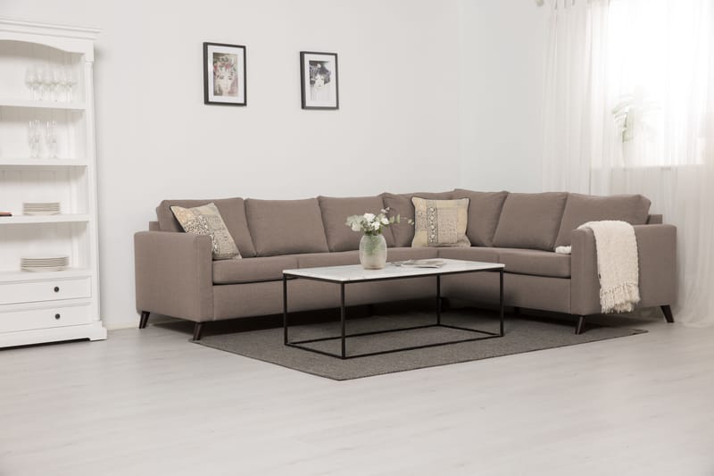 Zero Hjørnesofa Vendbar - Beige - Møbler - Sofaer - Hjørnesofa