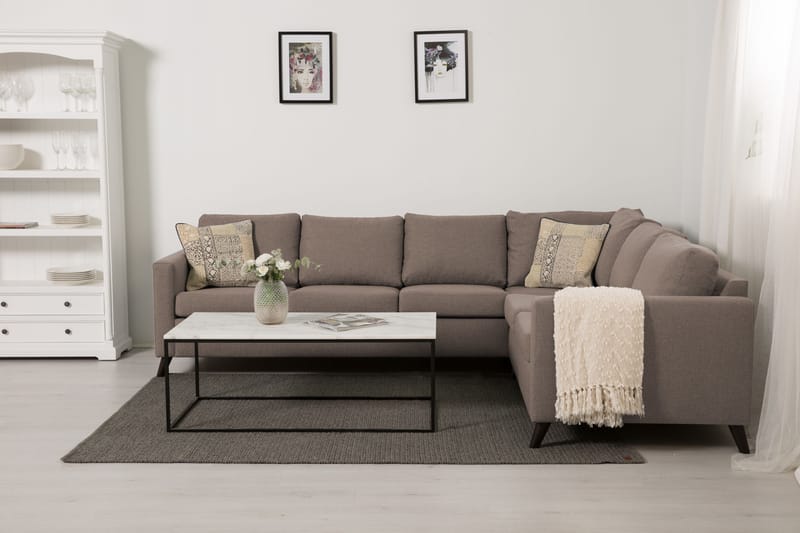 Zero Hjørnesofa Vendbar - Beige - Møbler - Sofaer - Hjørnesofa