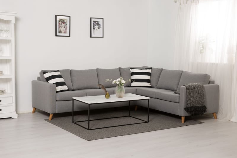 Zero Hjørnesofa Vendbar - Lysegrå - Møbler - Sofaer - Hjørnesofa