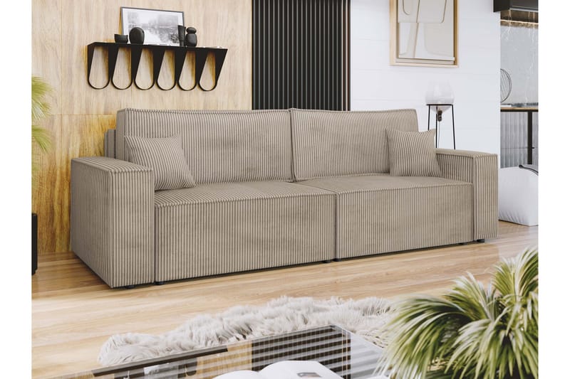 Hobson Sofa 3-personers - Beige - Møbler - Sofaer - 3 personers sofa