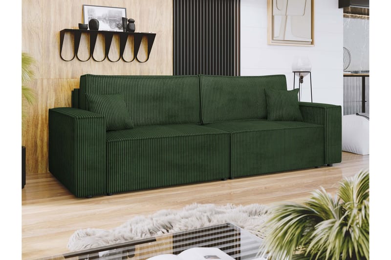 Hobson Sofa 3-personers - Grøn - Møbler - Sofaer - 3 personers sofa