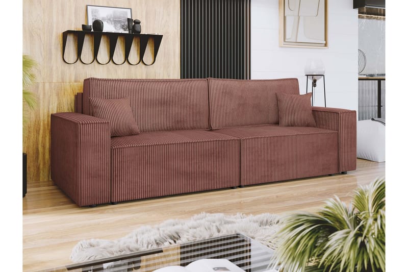 Hobson Sofa 3-personers - Brun - Møbler - Sofaer - 3 personers sofa