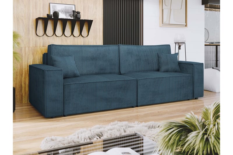 Hobson Sofa 3-personers - Blå - Møbler - Sofaer - 3 personers sofa