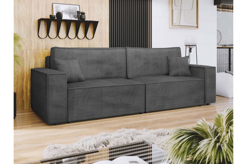 Hobson Sofa 3-personers - Mørk grå - Møbler - Sofaer - 3 personers sofa