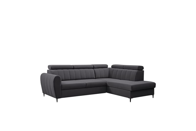 Hoffman Sofa med Chaiselong 3-personers - Grå - Møbler - Sofaer - Sofa med chaiselong