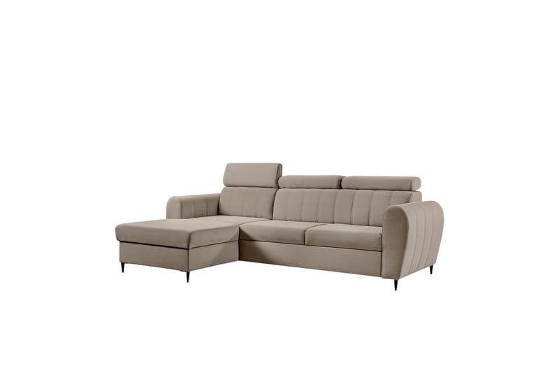 Hoffman Sofa med Divan 3-seter - Beige - Møbler - Sofaer - Sofa med chaiselong