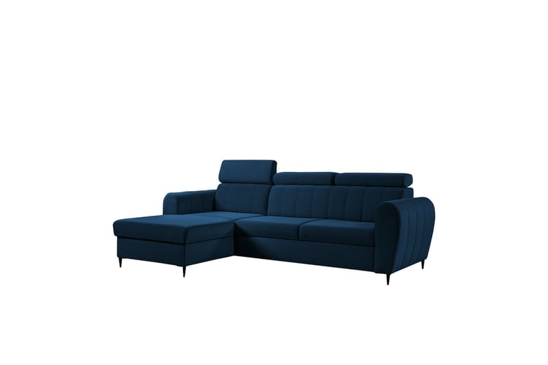 Hoffman Sofa med Divan 3-seter - Marineblå - Møbler - Sofaer - Sofa med chaiselong