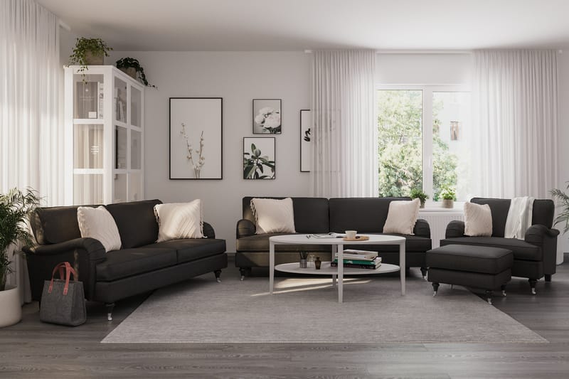 Howard Classic 3-personers Sofa - Mørkegrå - Møbler - Sofaer - Howard sofa