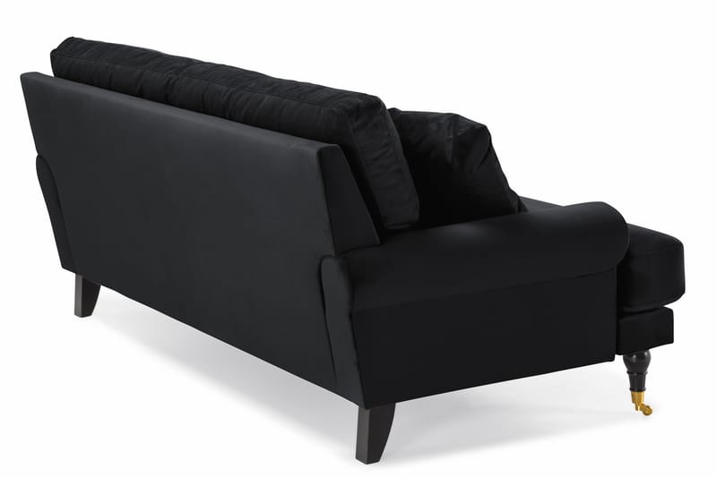 Andrew Veloursofa 2-pers - Sort/Messing - Møbler - Sofaer - Howard sofa