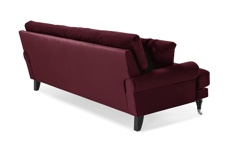 Andrew Veloursofa 3-pers - Lilla/Krom - Møbler - Sofaer - Howard sofa