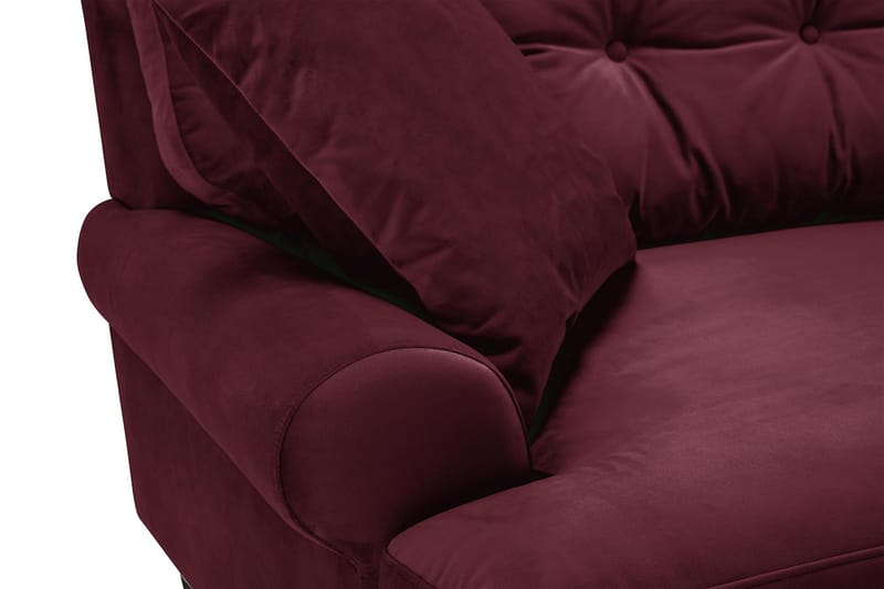 Andrew Veloursofa 3-pers - Lilla/Krom - Møbler - Sofaer - Howard sofa