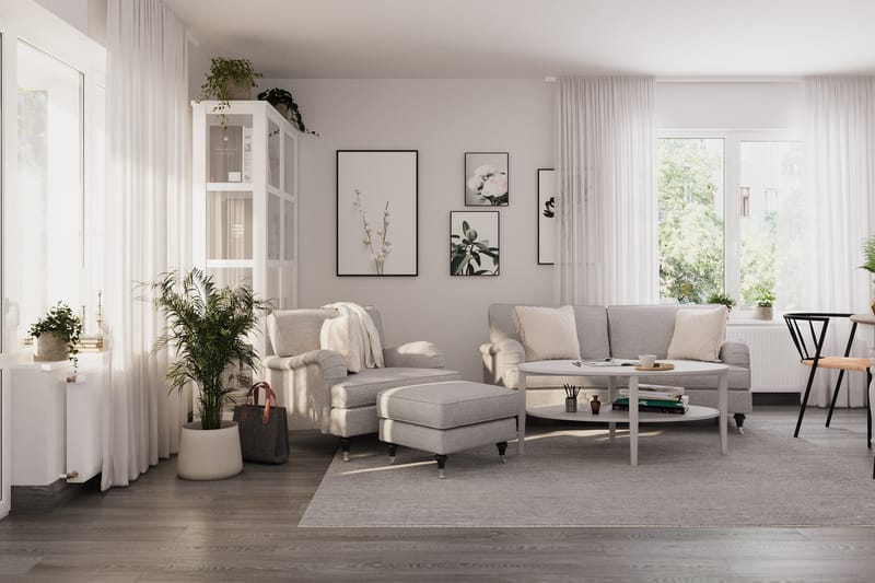 Howard Classic 2-personers Sofa Buet - Grå - Møbler - Sofaer - Howard sofa